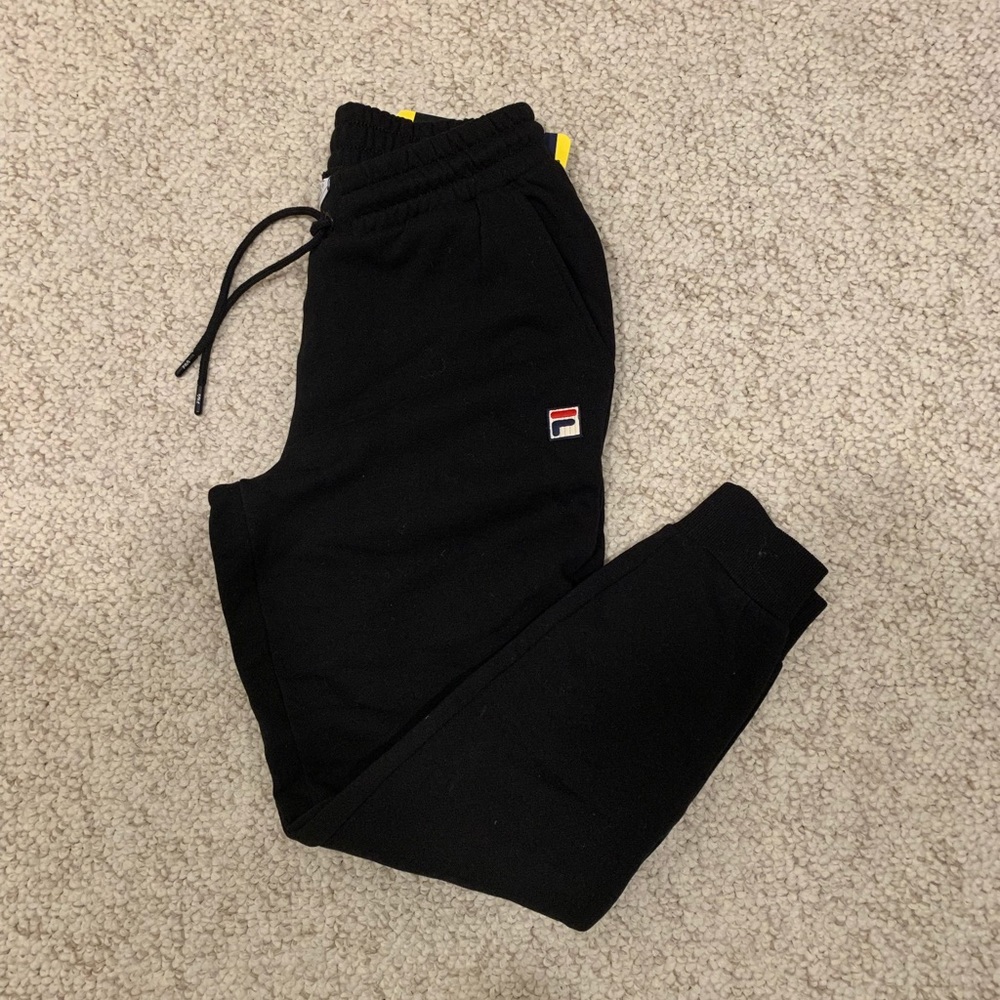 NWT FILA women’s black sweatpants small loungewear